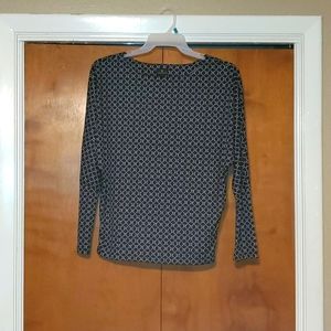 Worthington black medium blouse